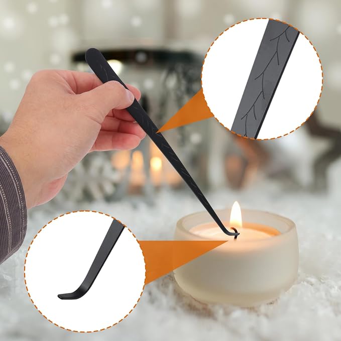3 in 1 Candle Accessory Set, Premium Candle Wick Trimmer, Candle Snuffer - Image 3
