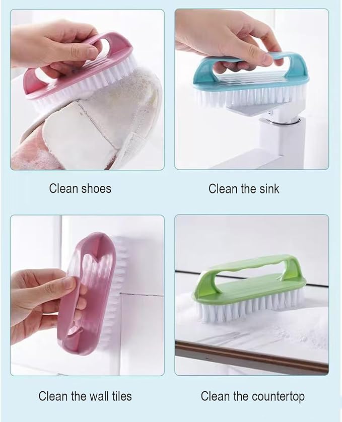 Scrub Brush for Cleaning-3 Pack Scrubbing Brushes Heavy Duty Multi-Purpose - Image 6