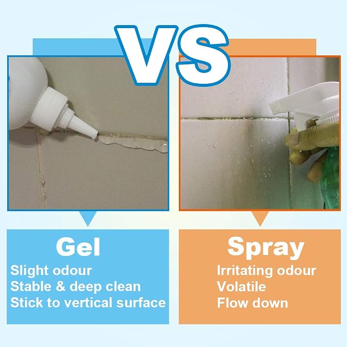 FOLLOWIN Mold and Mildew Bathroom Cleaner Gel 18oz, Household Stain Cleaner - Image 6