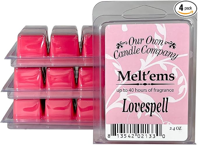 Our Own Candle Company Premium Wax Melt, Lovespell Scent, 6 Cubes, 2.4 oz by OurOwnCandleCompanycandles