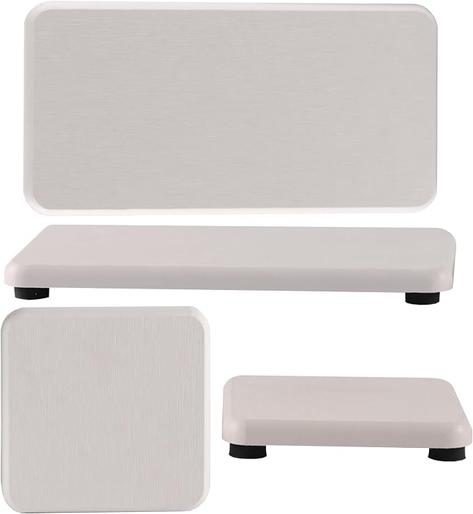 Set of 4 Water Absorbent Diatomite Coasters, Diatomaceous Earth Kitchen Soap by NiuYichee