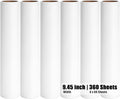 6 Pack 9.45 inch Lint Roller Refill Extra Sticky 9.4-9.5 inch Wide Large Lint by MINGRACE