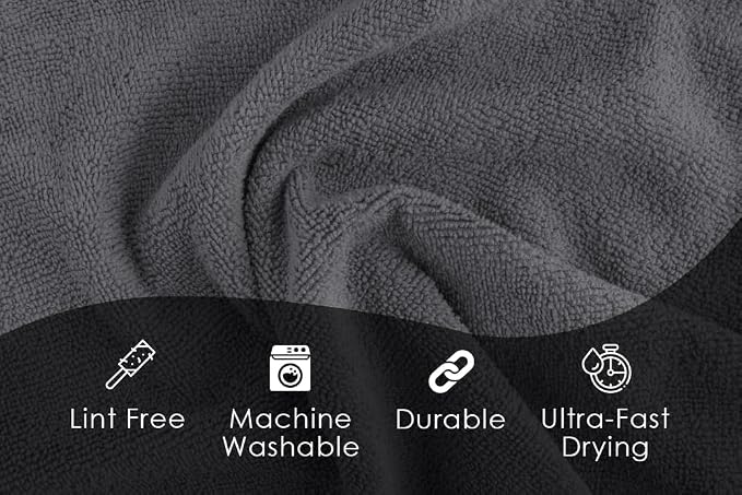 Avalon Towels Microfiber Cleaning Cloths Size 16" x 16", Highly Absorbent - Image 7