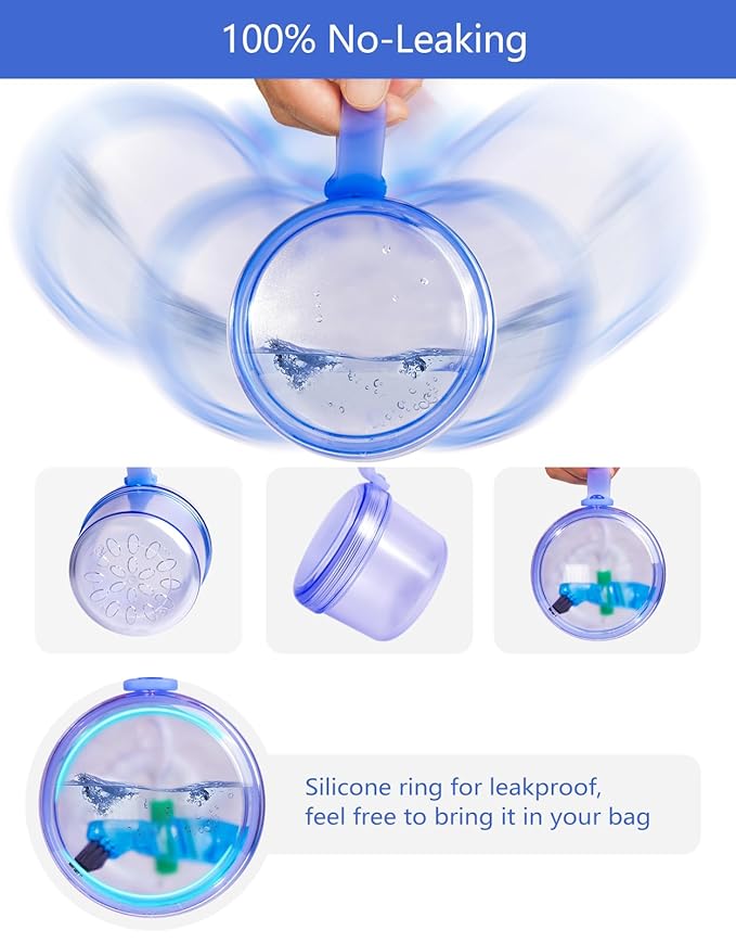 Large Denture case, No-Leak Denture Bath Box Denture Cup, Retainer Cleaning Box - Image 4
