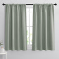 RYB HOME Dorm Curtains Room Darkening, 45 inch Length Privacy Window Treatment by RYBHOME