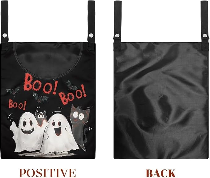 Cute Ghost Clothespin Bag Laundry Hanging Storage Organizer - Image 7