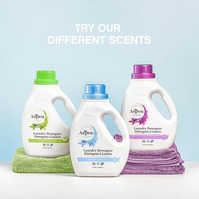 AspenClean Natural Laundry Detergent Eucalyptus & Rosemary - Image 6