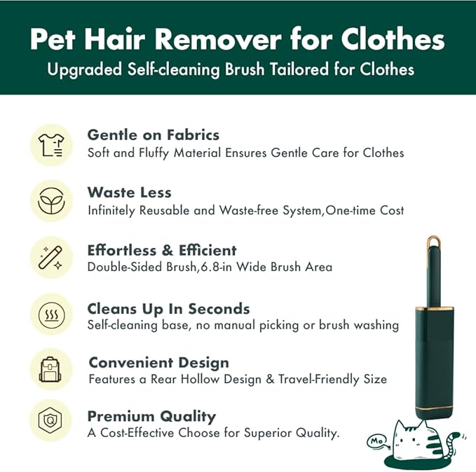 Pet Hair Remover for Clothes -Dog & Cat Hair Remover for Clothes-Better Than - Image 2
