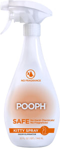 POOPH® Kitty Odor Eliminator – 32 fl oz Bottle – Proprietary Odor-Elimination by Pooph
