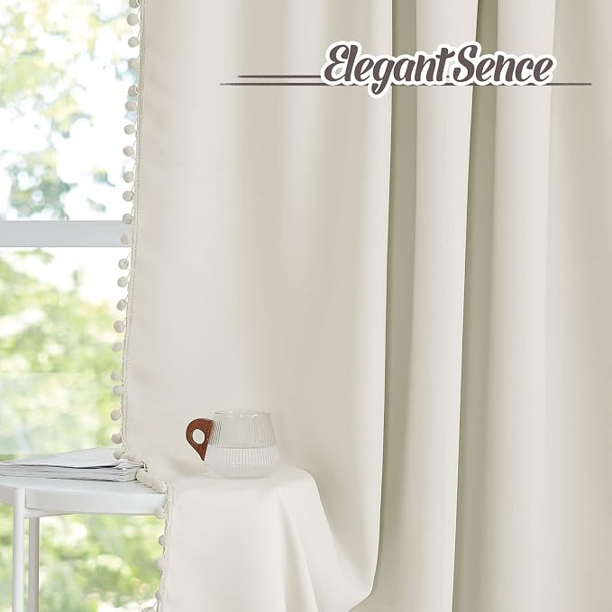 RYB HOME Bedroom Curtains 84 Inches Long Kids Curtains Blackout Window Drapes - Image 7