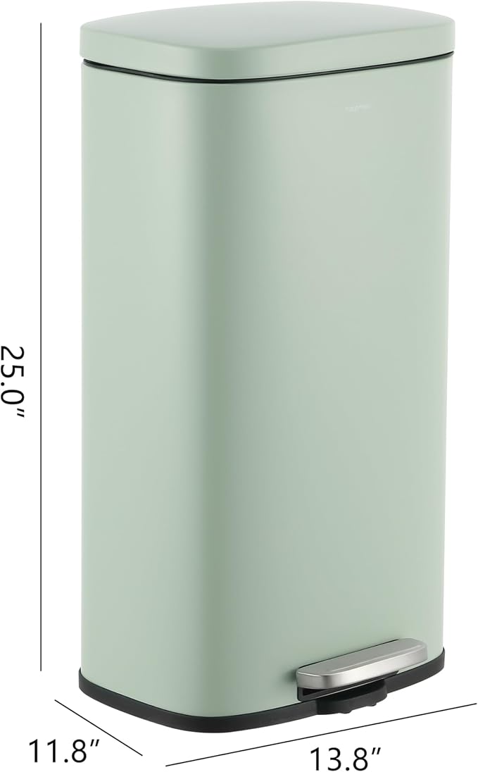 happimess HPM1011H Curtis 8-Gallon Step-Open Trash Can, Fingerprint Resistant - Image 5
