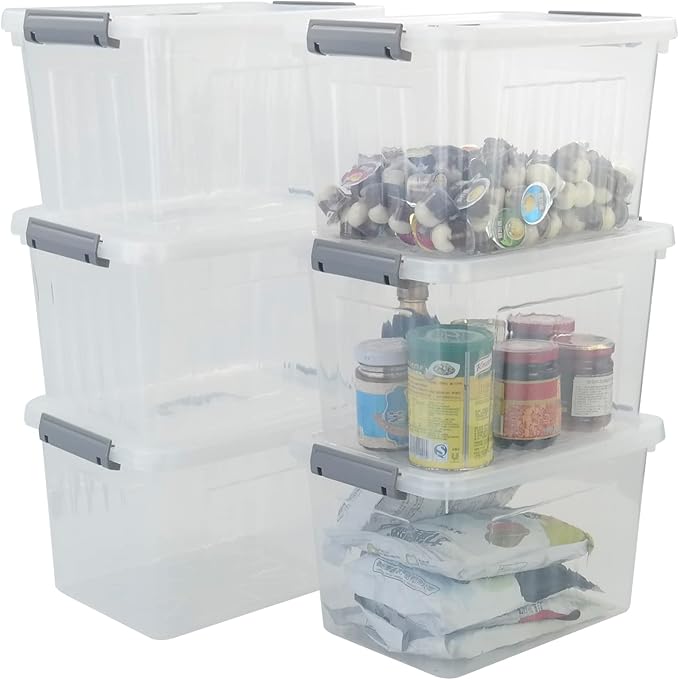 10 L Clear Plastic Storage Box - Image 7