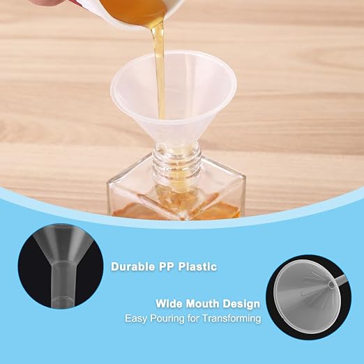 PATIKIL 3 Inch Clear Plastic Funnel - Image 3