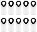 10 Pack Magnetic Chip Clips, Bag Clips, Food Clip, Plastic White Snack Clip by WUDIME