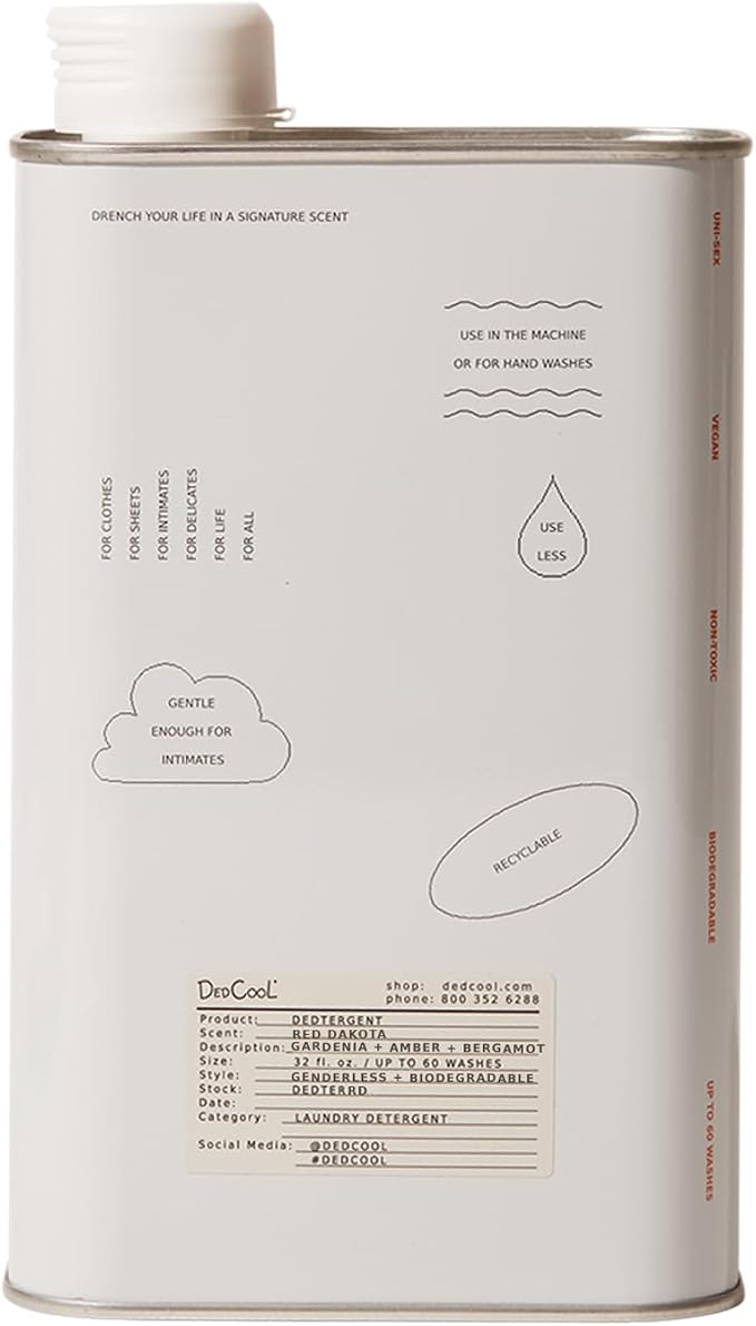 DedCool Liquid Laundry Dedtergent | Red Dakota | Bold Woody Luxurious Fragrance by DedCool