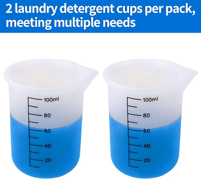 Laundry detergent cup, silicone laundry detergent measuring cup, washable - Image 5