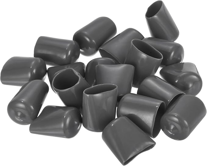 uxcell 20pcs Rubber End Caps 19mm ID Vinyl PVC Round Tube Bolt Cap Cover Screw - Image 4