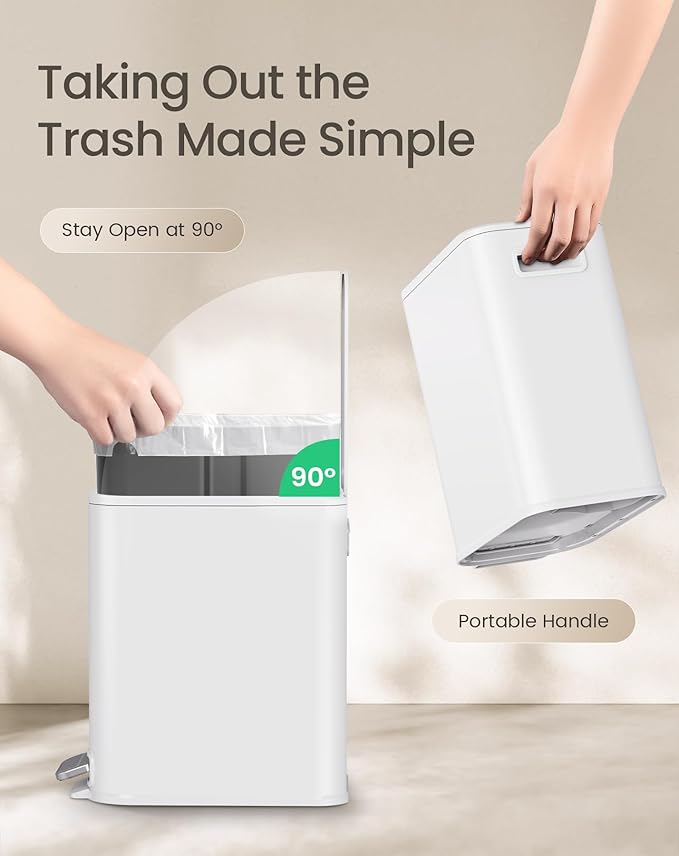 Cesun Small Bathroom Trash Can - Image 5
