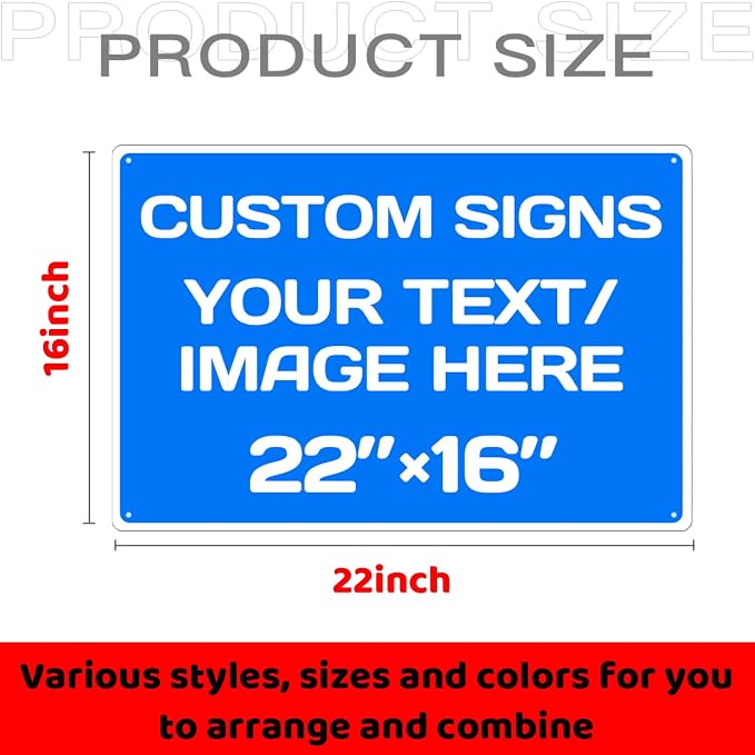 Custom Aluminum Weatherproof Metal Sign - Image 2