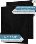 2-Pack Activated Carbon Charcoal Microwave Hood Filters by FreshHeadquarters