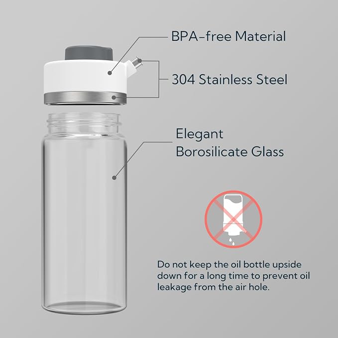KITCHENDAO Precision Pour Glass Oil Dispenser - Image 6