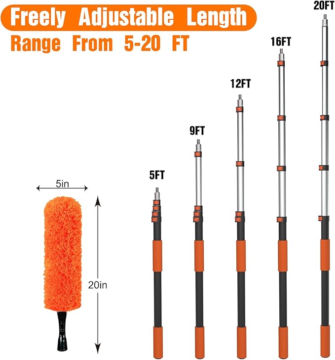 26FT High Reach Duster Cleaning Kit - Image 5