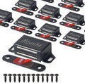 Mousike Cabinet Magnets 30lb Black Door Magnets by Mousike