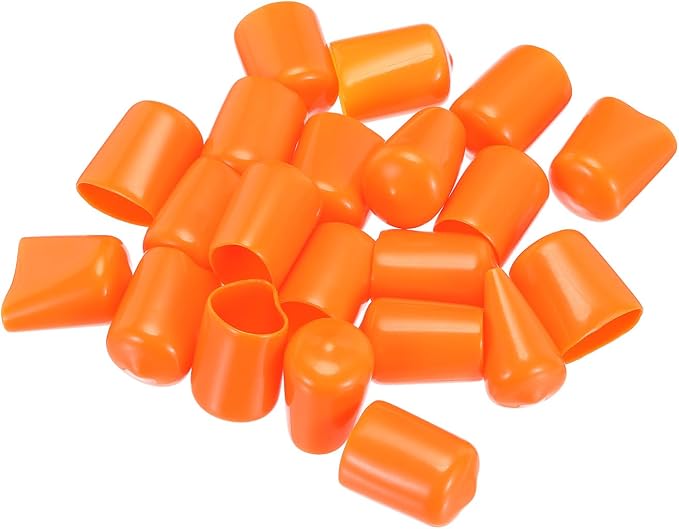 uxcell 20pcs Rubber End Caps 15mm ID Vinyl PVC Round Tube Bolt Cap Cover Screw - Image 4