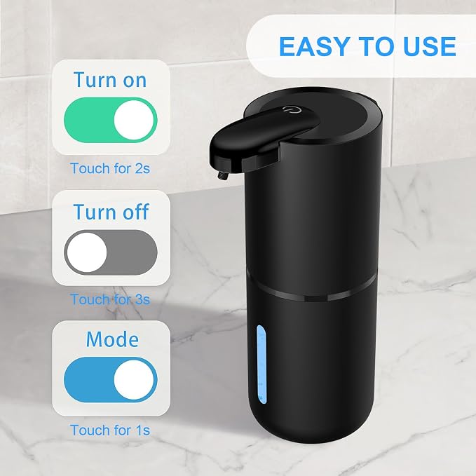 Automatic Liquid Soap Dispenser Bathroom Kitchen Dish Liquid Body Shampoo - Image 6