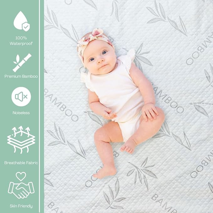 Bamboo Rayon Mattress Protector - Image 2