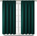 BGment Emerald Green Blackout Curtains 40 Inches Long by BGment