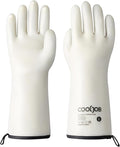 COOLJOB Heat Resistant Oven Gloves, Waterproof Liquid Silicone BBQ Grilling by COOLJOB