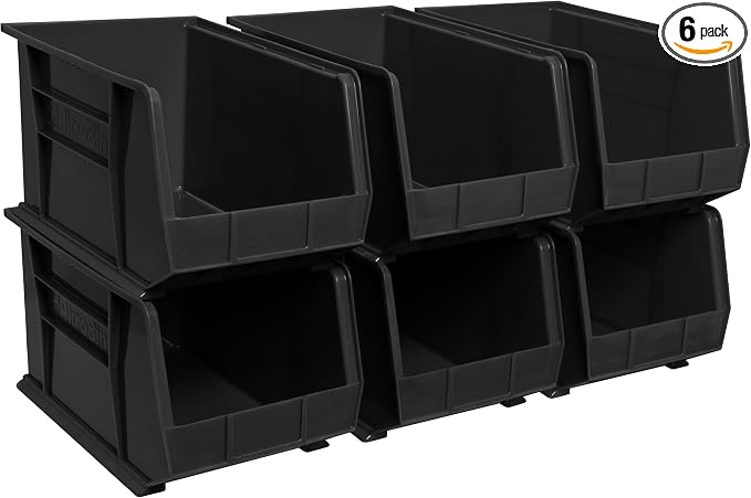 Akro-Mils 30260 AkroBins Plastic Storage Bins, Space-Saving Stackable Bins by Akro-Mils