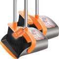 2-Pack is More economical，Upgraded Upright Broom and Dustpan Combo by DJdtdty