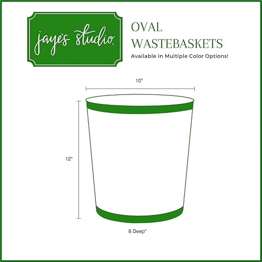 Jaye's Studio Mattie Oval Waste Basket - Image 5