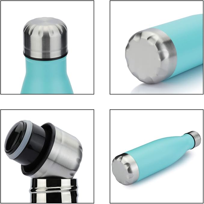 MEWAY 17oz Sport Water Bottle 12 Pack Vacuum Insulated Stainless Steel - Image 4