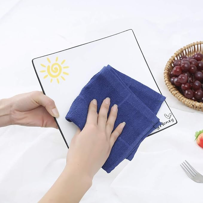 Glynniss Dishcloths Kitchen Highly Absorbent Dish Rags 100% Cotton Dish Cloths - Image 4