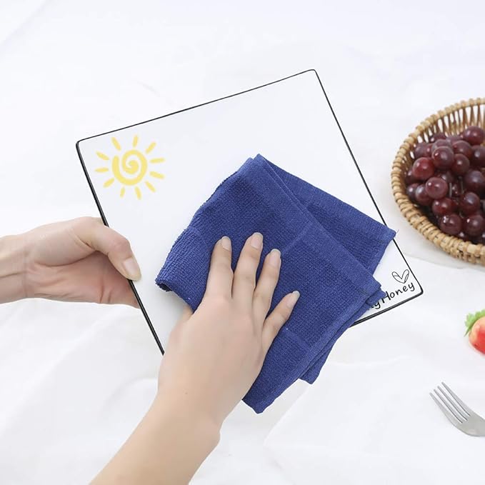 Glynniss Dishcloths Kitchen Highly Absorbent Dish Rags 100% Cotton Dish Cloths - Image 3