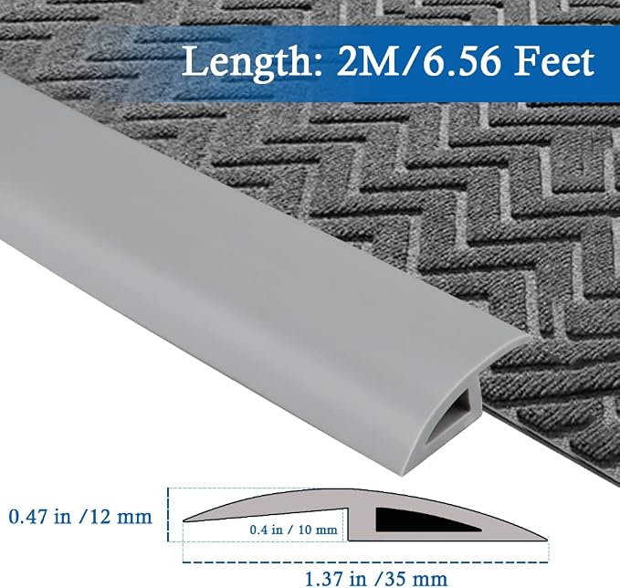 Floor Transition Strip Self Adhesive Carpet & Flooring Transitions Edging Trim - Image 2