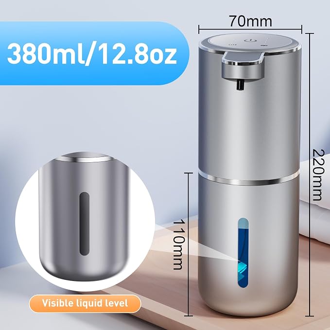 Automatic soap Dispenser touchless Automatic Liquid Soap Dispenser 4 Adjustable - Image 5
