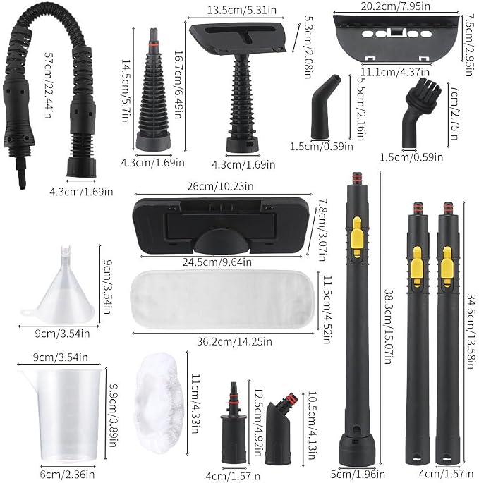 Steam Cleaner, Pressurized Handheld Mop Steam Cleaner - Image 2