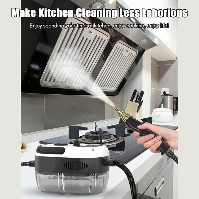 2500W Portable Handheld Steam Cleaner, High Temperature Pressurized Steam - Image 2