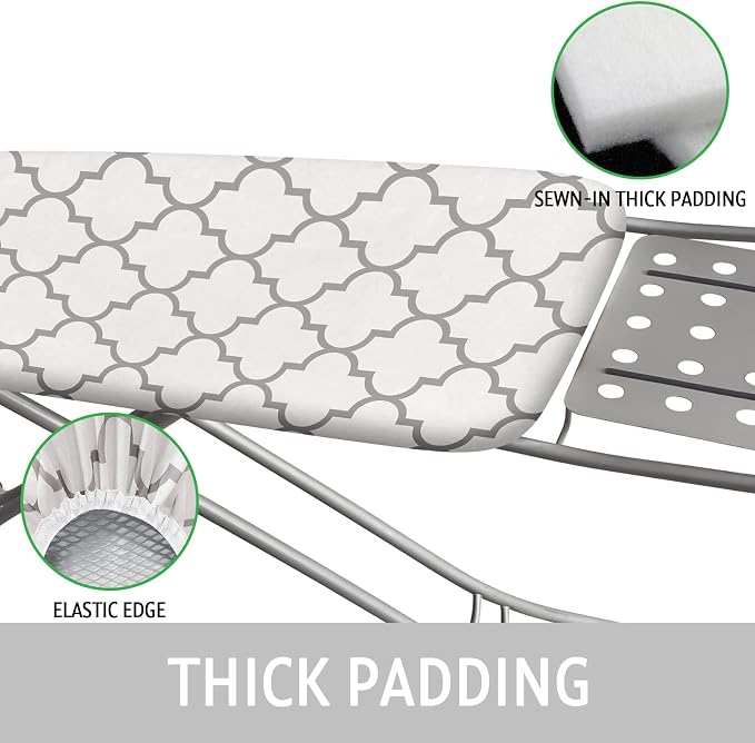Ironing Board Cover and Pad 15x54 Inch Standard Ironing Board Cover - Image 5