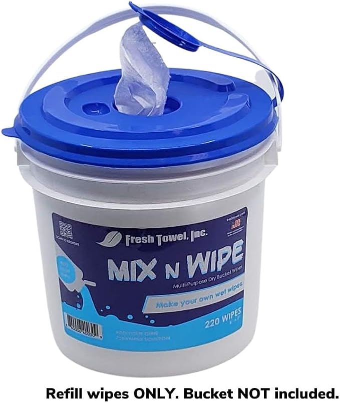 Fresh Towel Mix-N-Wipe Dry Wipes Refill - Image 3