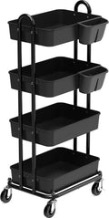 Simple Houseware 4-Tier Multifunctional Rolling Utility Cart by SimpleHouseware