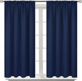 BGment Navy Blue Blackout Curtains 40 Inches Length by BGment