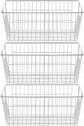 SANNO Freezer Baskets Wire Storage Baskets Closet Organization Baskets Bin by SANNO
