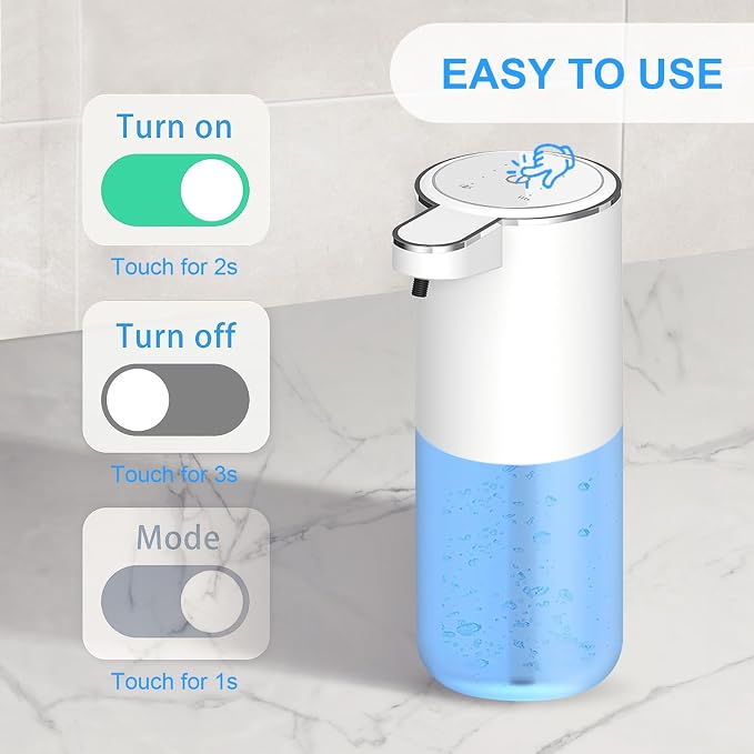 Automatic Liquid Soap Dispenser, Touchless Hand Soap Dispenser Rechargeable - Image 3