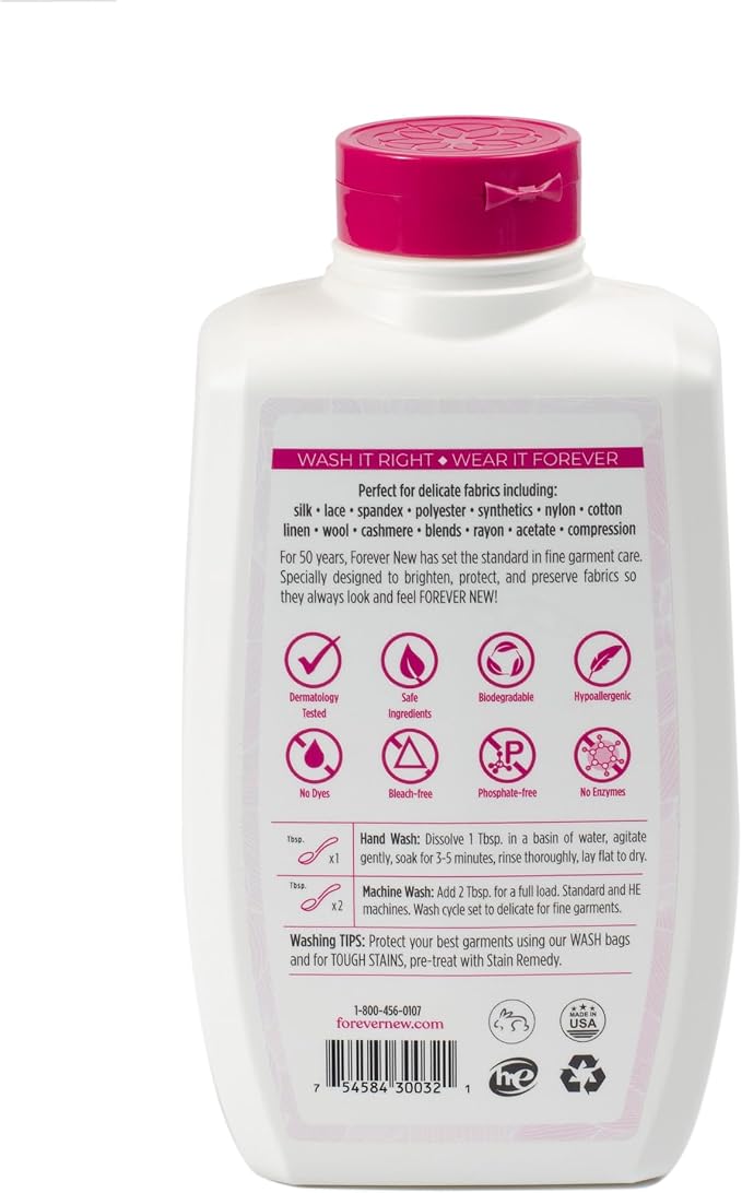 Forever New 32oz Liquid Original Scent Fabric Care Wash 2 Pack Natural Laundry - Image 6