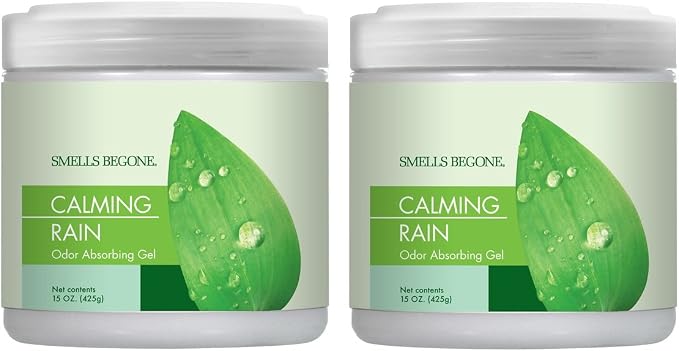 SMELLS BEGONE Air Freshener Odor Absorber Gel - 15 oz by SMELLSBEGONE